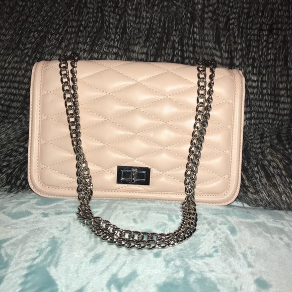 Express purse.Silver hardware .nude w/ pink tones - Picture 2 of 8